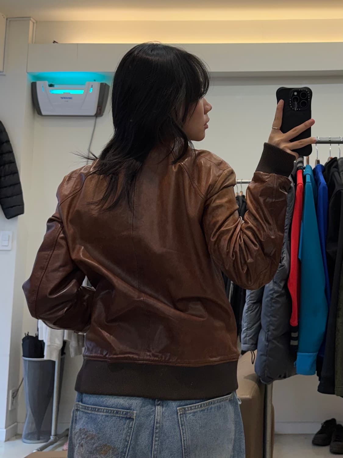 Armadio del luca 쉽 레더 자켓  상품이미지7