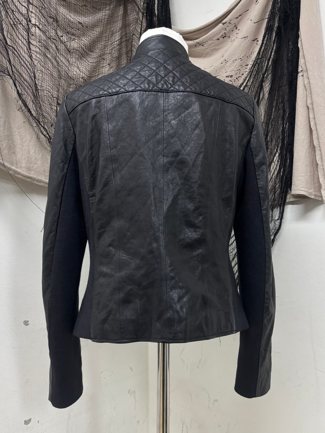 SheepSkin Side Zipper Layered Jacket 상품이미지6