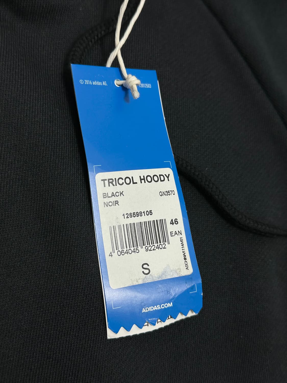 아디다스 오리지널 트레포일 후드티 블랙 상품이미지9