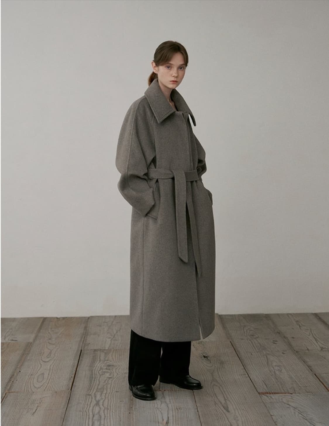 라퍼지포우먼 울리치 트렌치 맥코트 딥브라운 상품이미지1