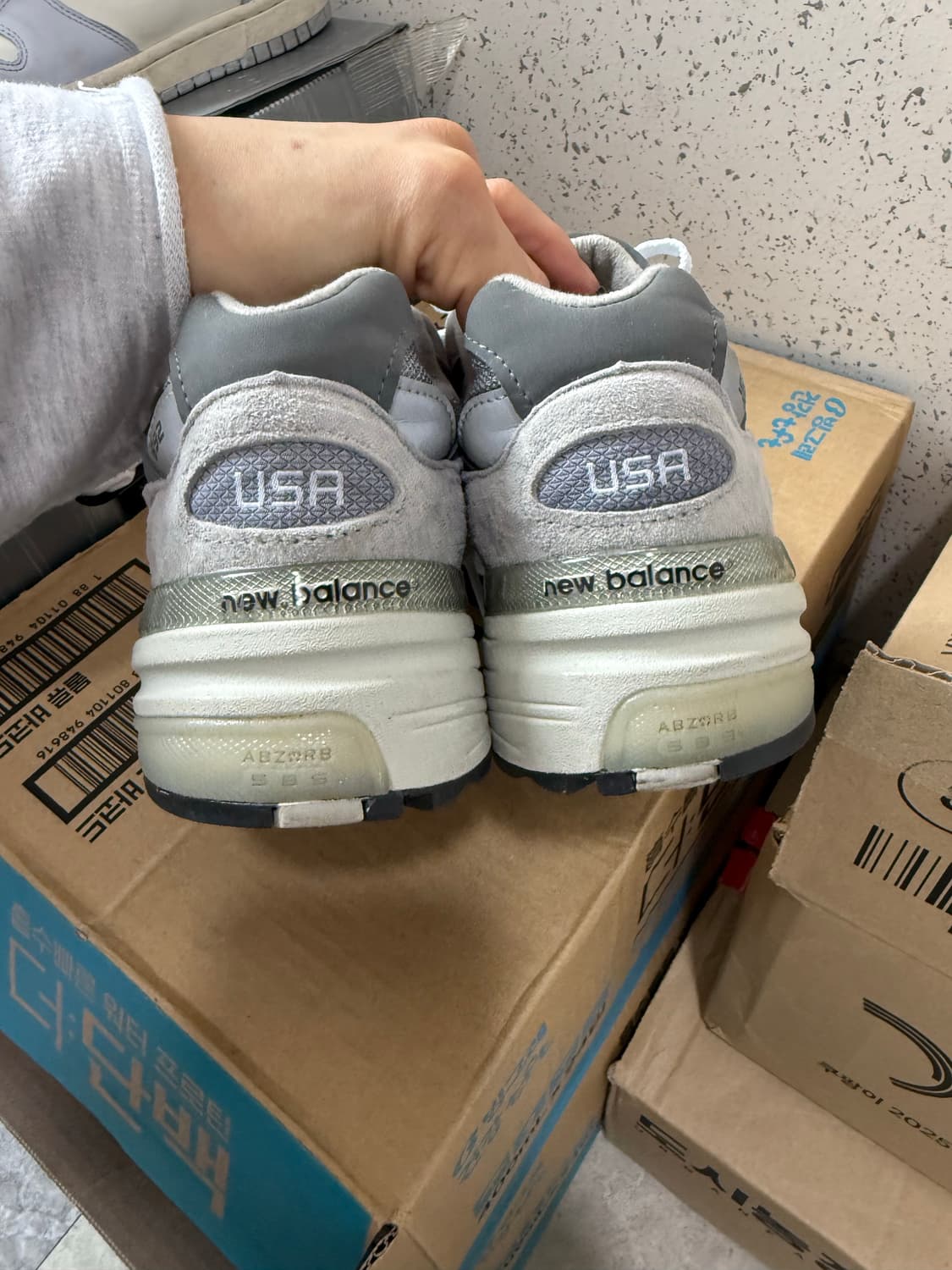 뉴발란스 992 그레이(240mm) 상품이미지2