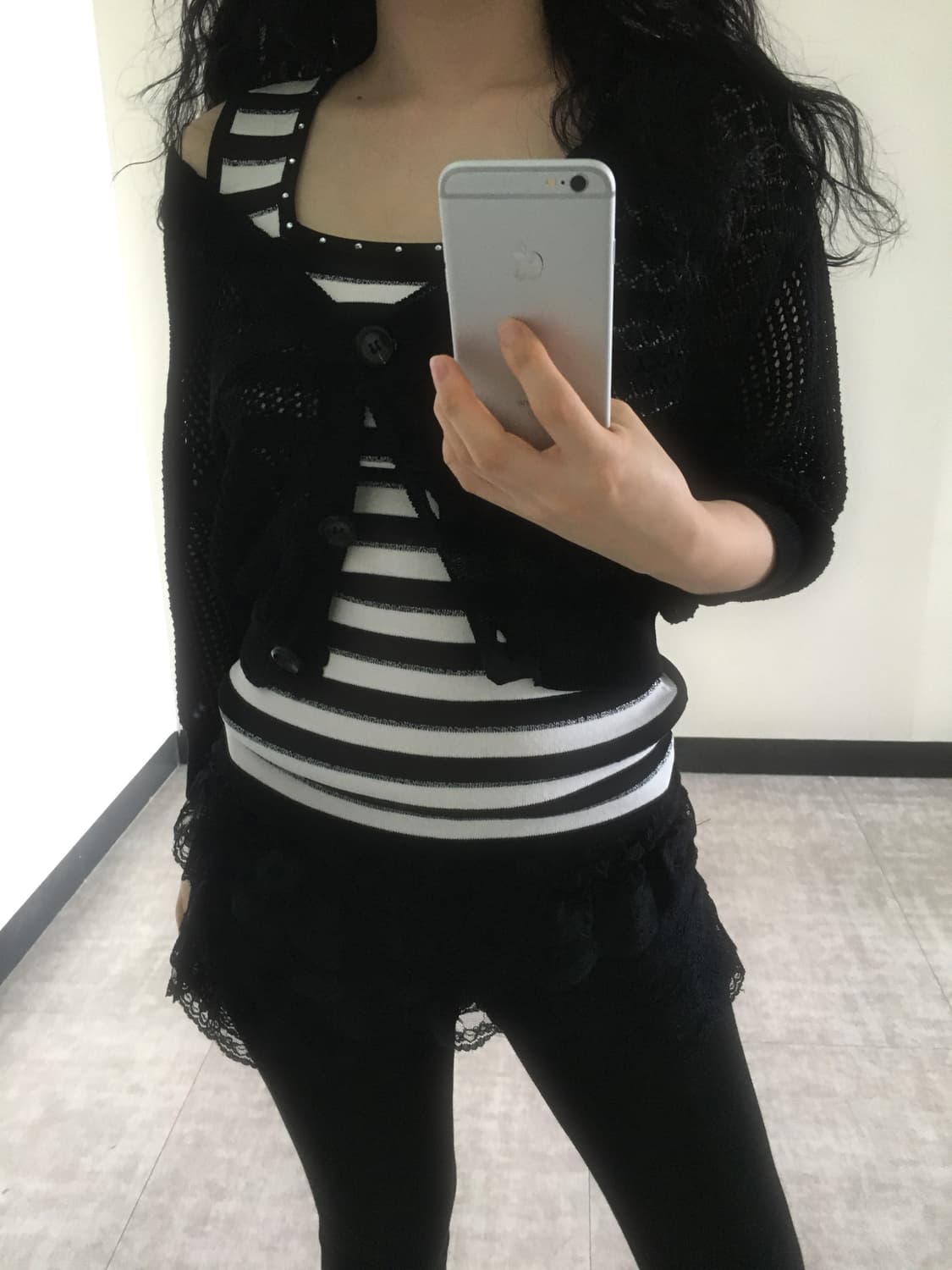 striped knit sleeveless top 상품이미지2