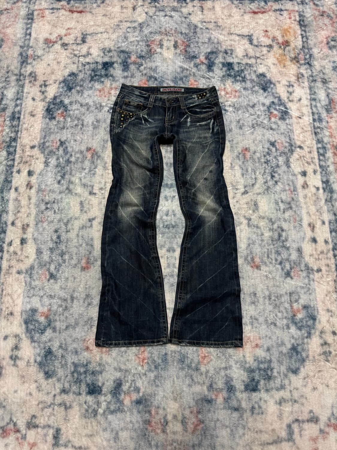 Drive jeans 00s stud washing boots cut d 상품이미지2