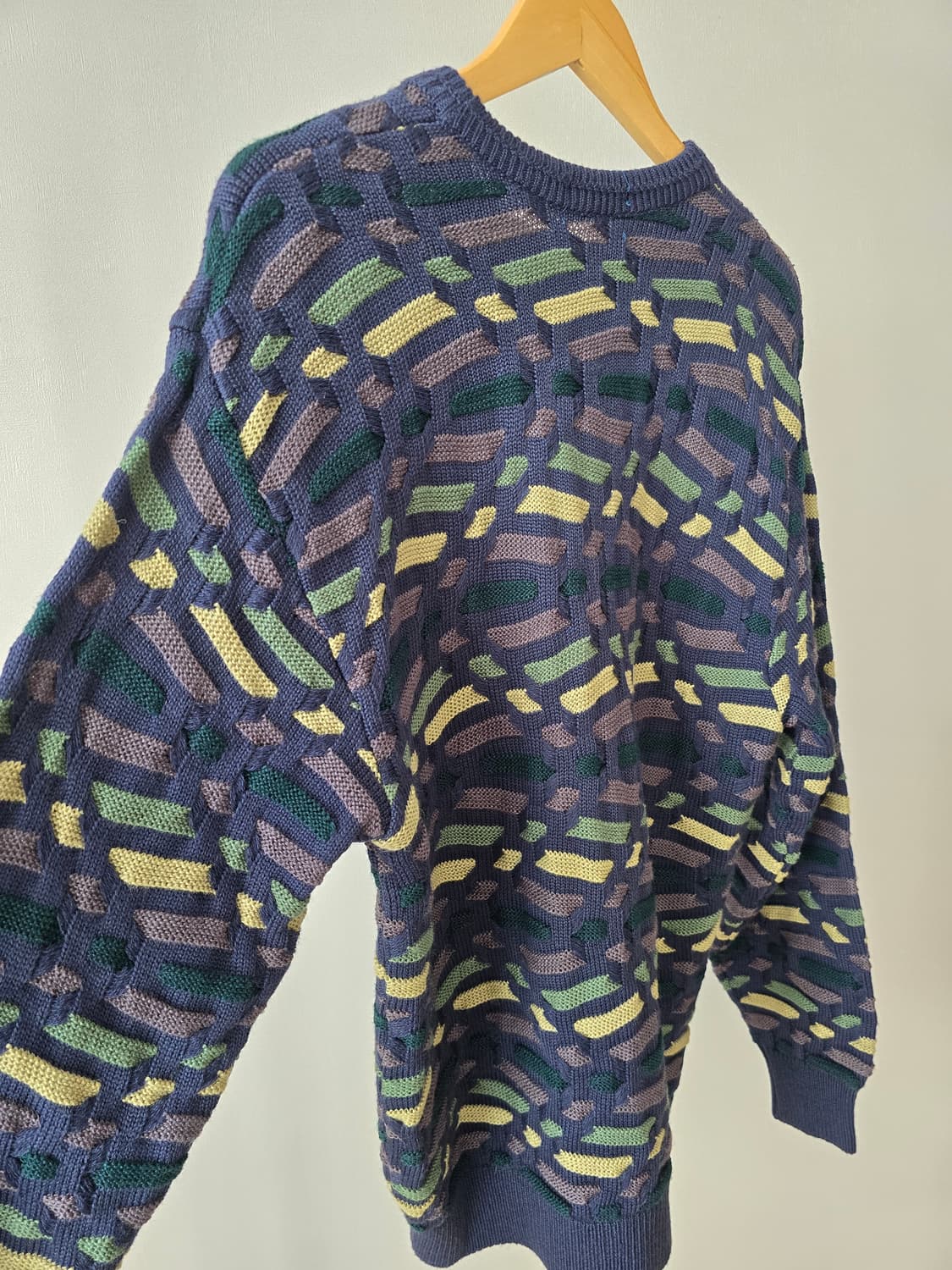 이태리무드 입체패턴 코튼혼방 니트 상품이미지6