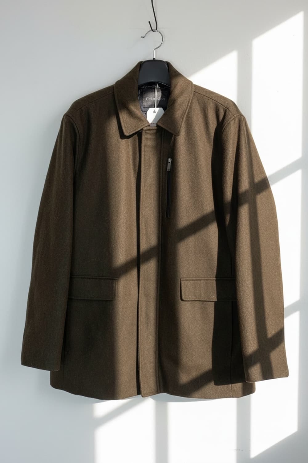 캘빈 클라인 울 패디드 하프 코트 상품이미지1