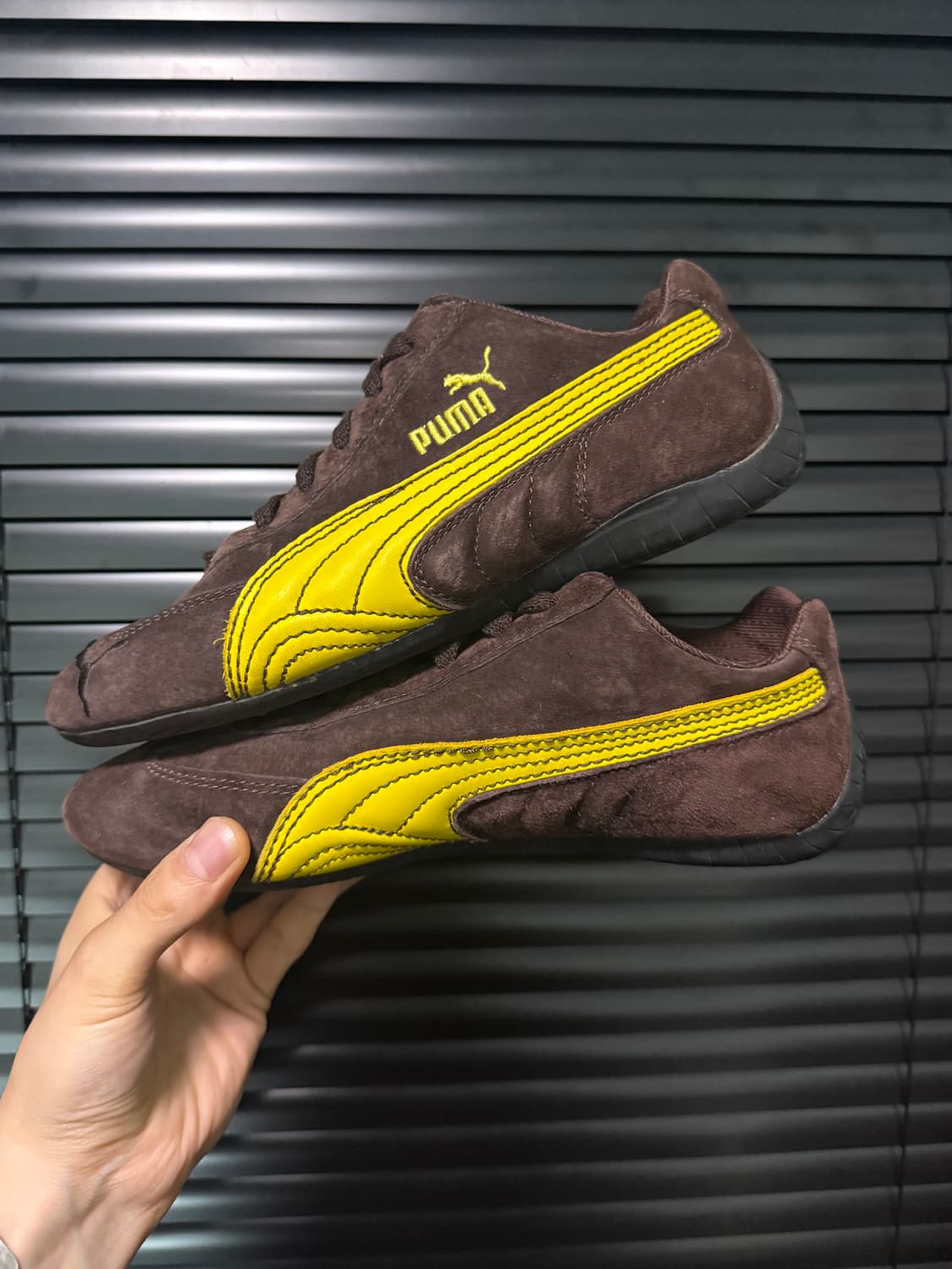 PUMA 푸마 퓨마 스피드캣 브라운 갈색 옐로우 노랑 스웨이드 240 상품이미지7