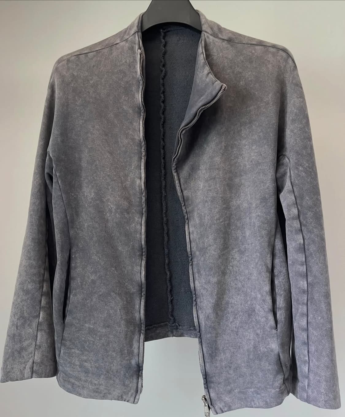 Lentrian Dyed Asymmetric-zip Sweat 상품이미지4