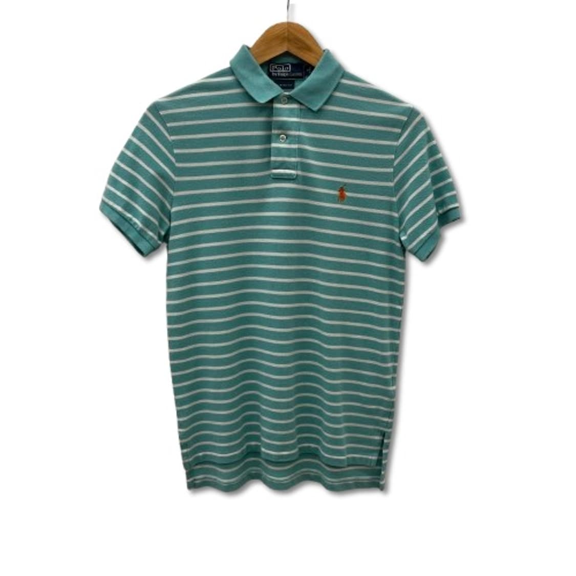 랄프로렌 커스텀 핏 스트라이프 반팔 폴로셔츠 상품이미지1