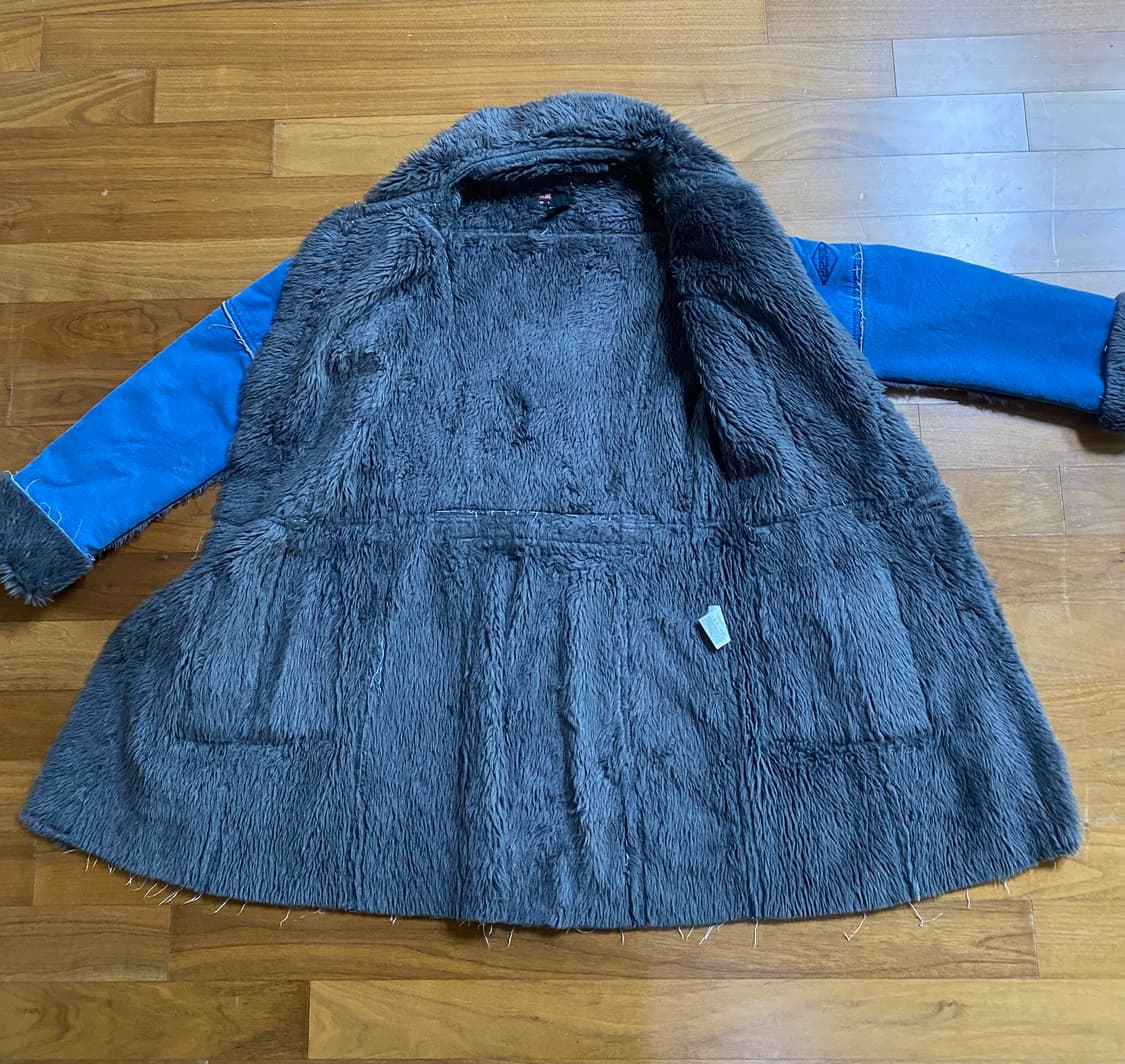 Diesel 그레이퍼 블루 롱코트 상품이미지5