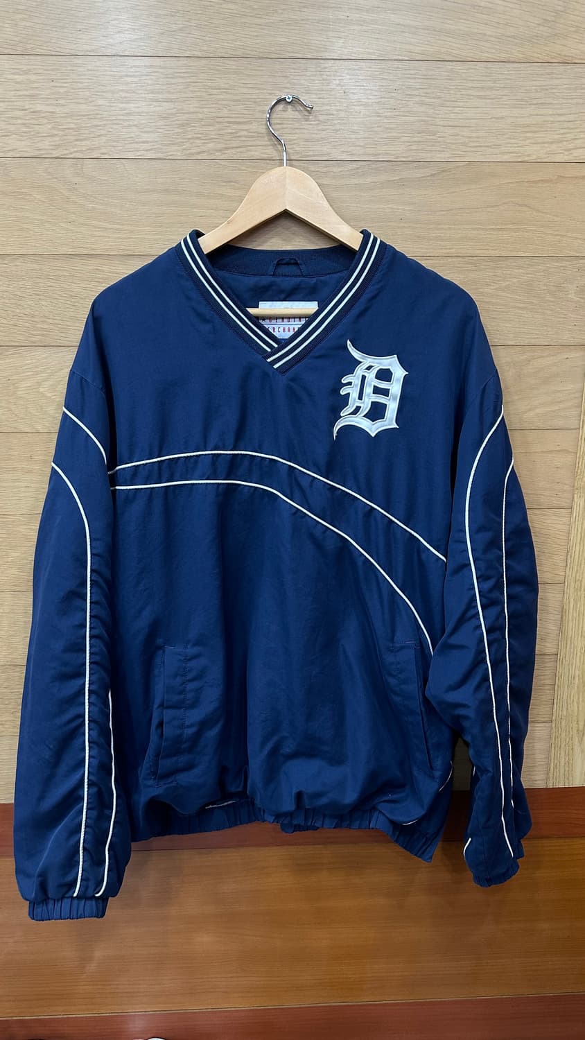 MLB 디트로이트 타이거스 네이비 웜업 빅로고 xl 상품이미지1