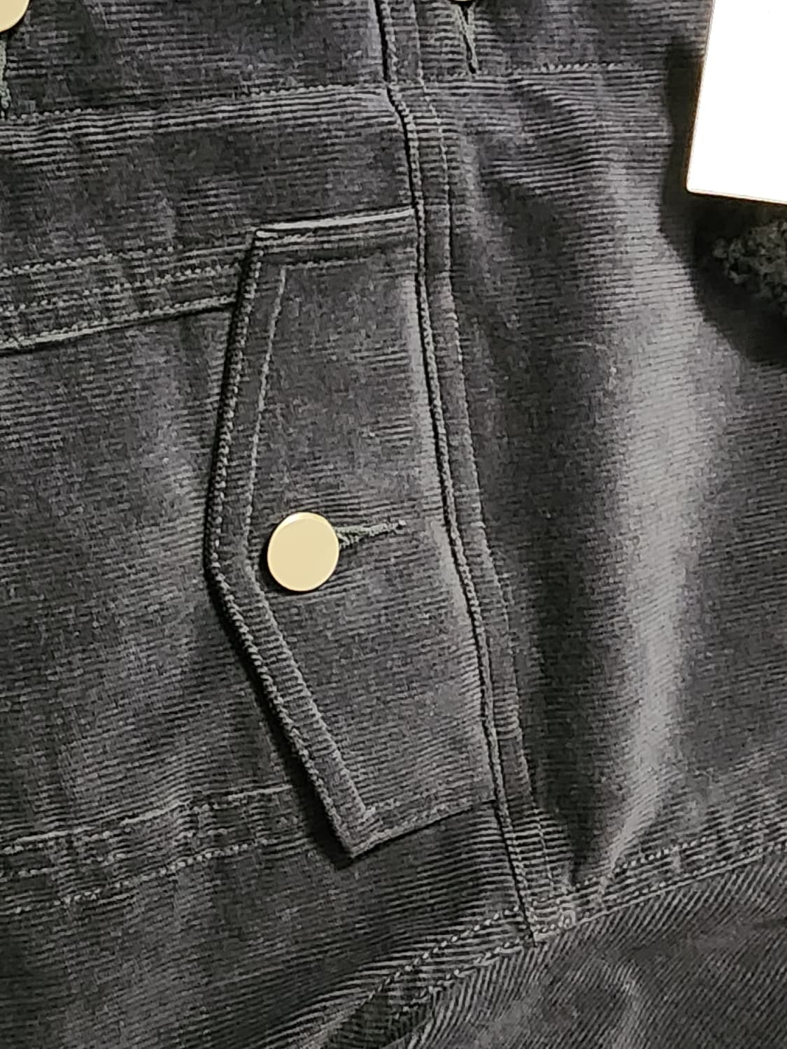 [새상품] THEORY 띠어리 NEIL 코듀로이 트러커 재킷 네이비 상품이미지3