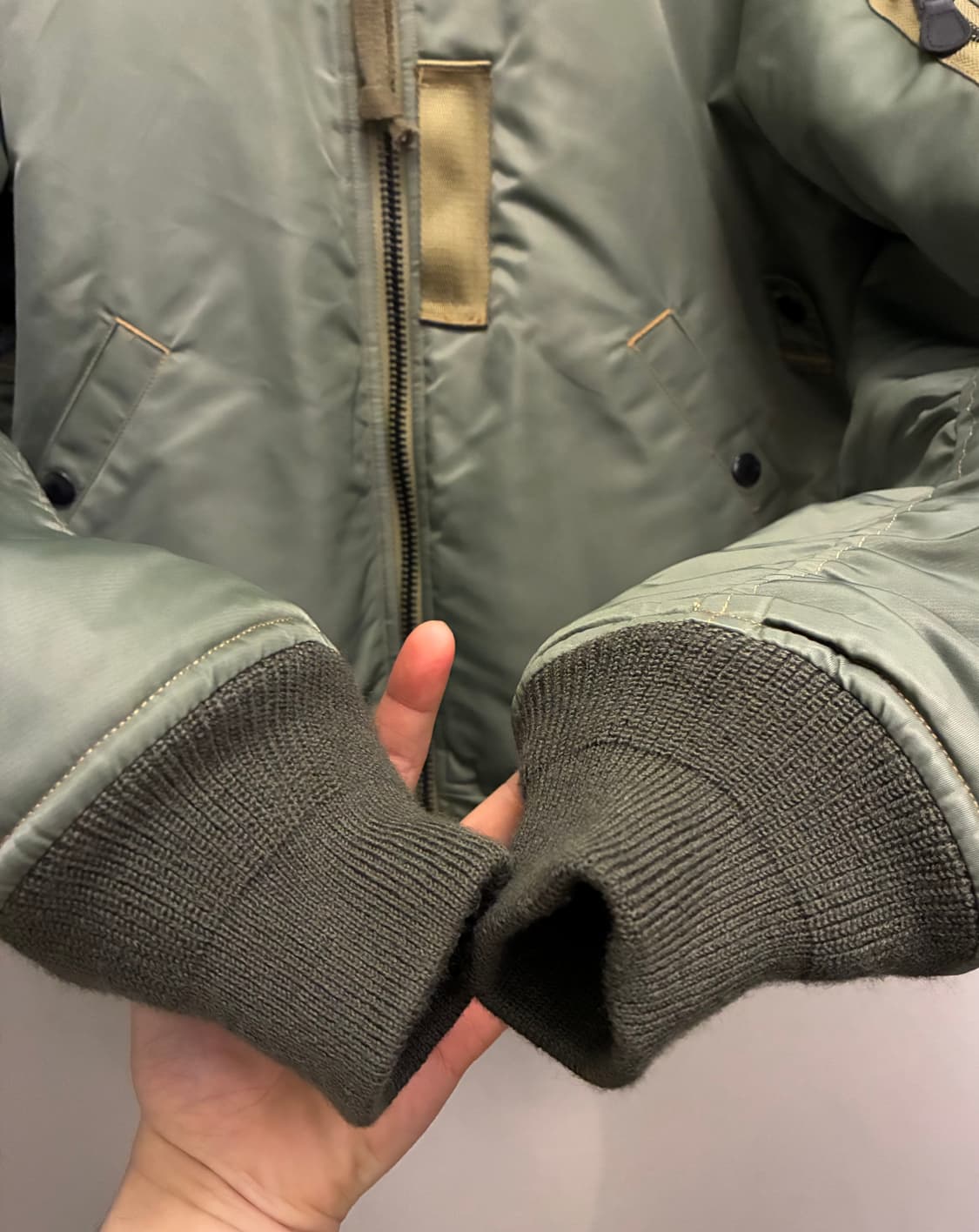 (M)브론슨 us 미공군 MA-1 플라이트 항공자켓 1950s 상품이미지6