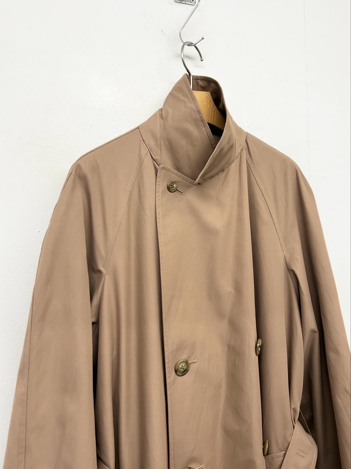 90s 요지야마모토 JR Central Railway 트렌치코트 상품이미지3