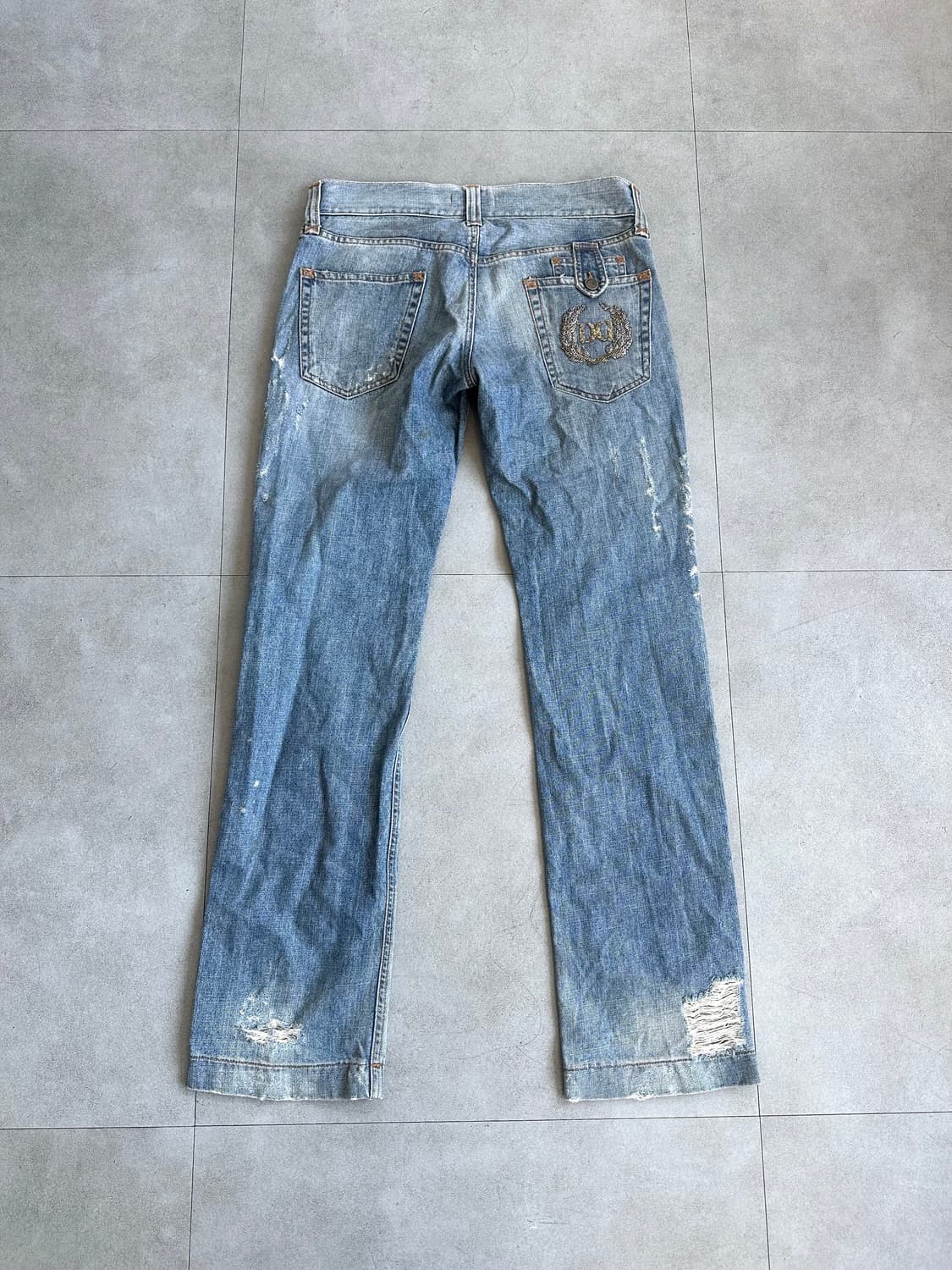 돌체앤가바나 00s 디스트로이드 포켓 데님팬츠 상품이미지7