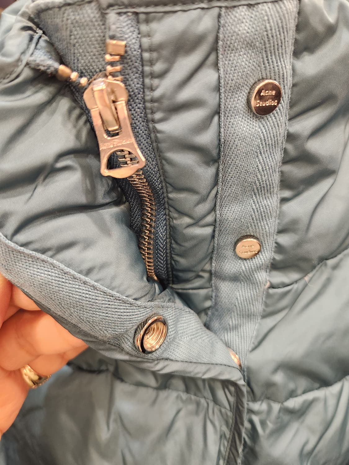 Acne Studios 블루 숏패딩 상품이미지2