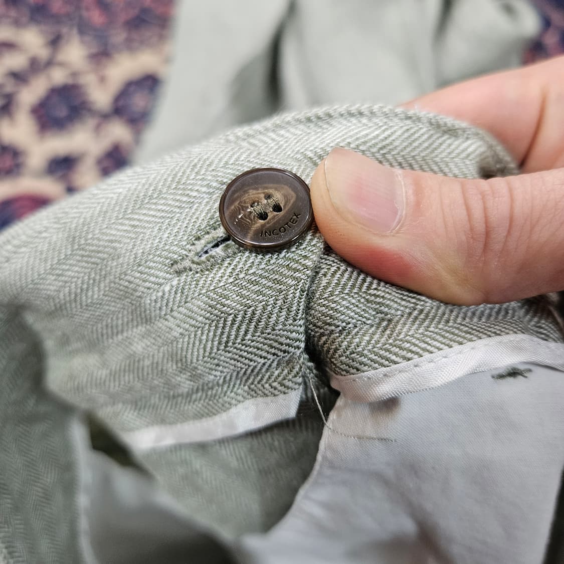 Slowear incotex in Italy 린넨 투턱 릴렉스핏 팬츠  상품이미지7