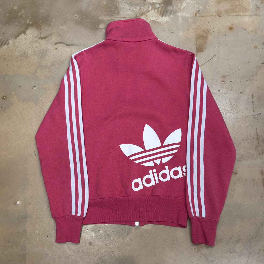 85 아디다스 여성용 핑크 코튼 트랙탑 상품이미지3