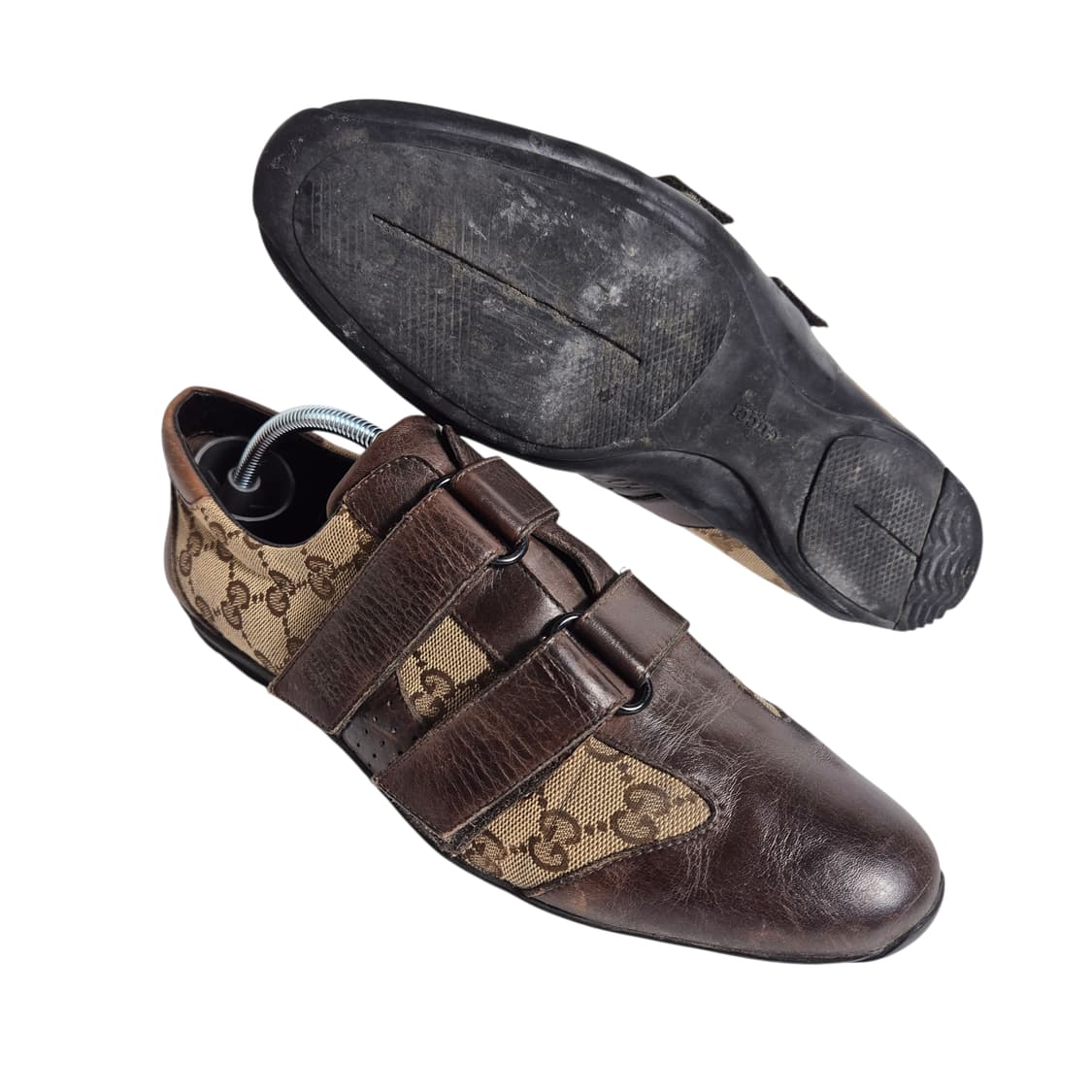 250) GUCCI 구찌 아카이브 벨크로 스트랩 로우 스니커즈 상품이미지2