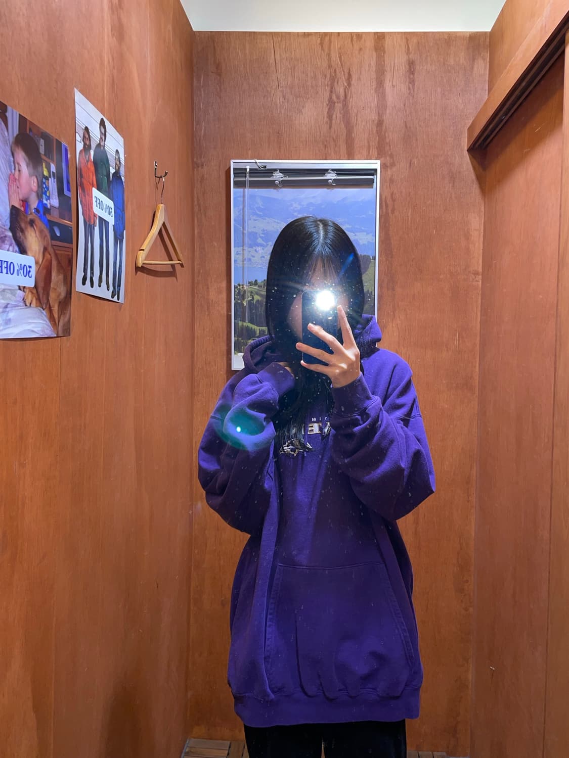 NFL 볼티모어 레이븐스 로고 후드티 상품이미지1