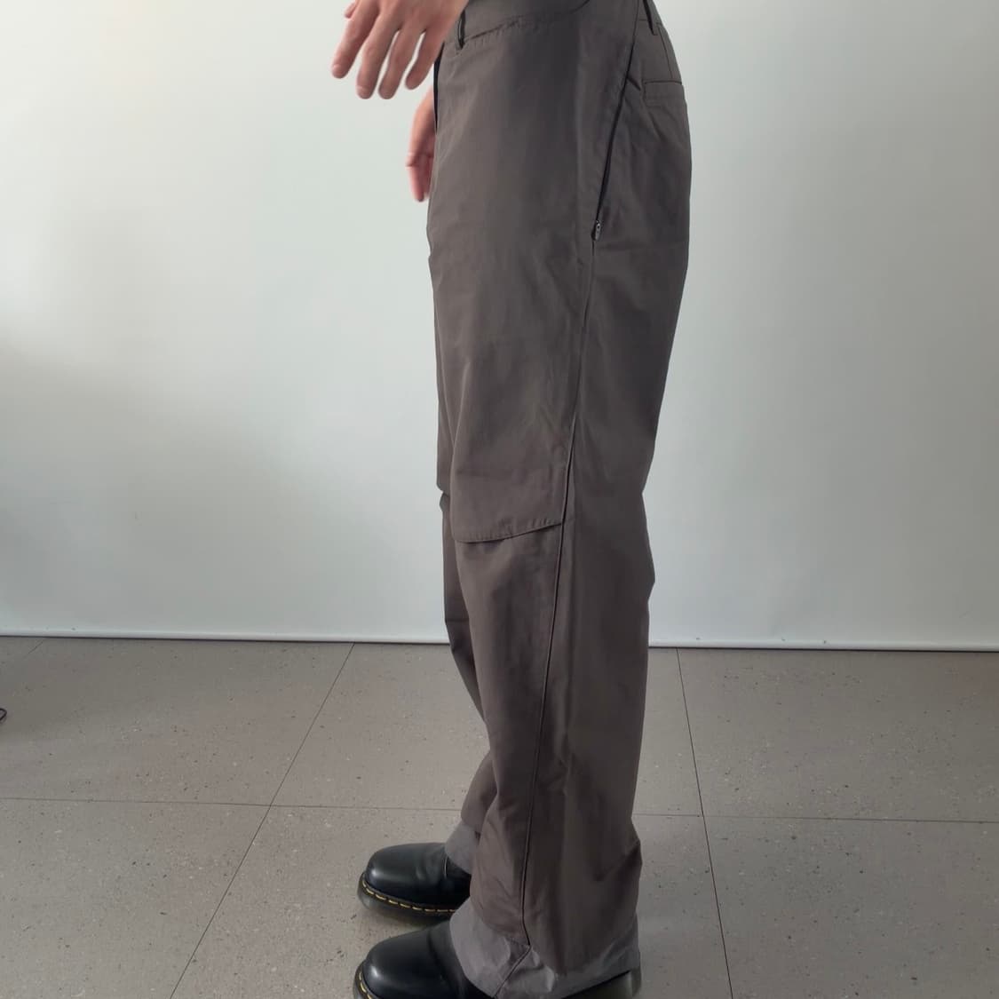 산산기어 패럴랙스 트라우저 브라운 상품이미지3