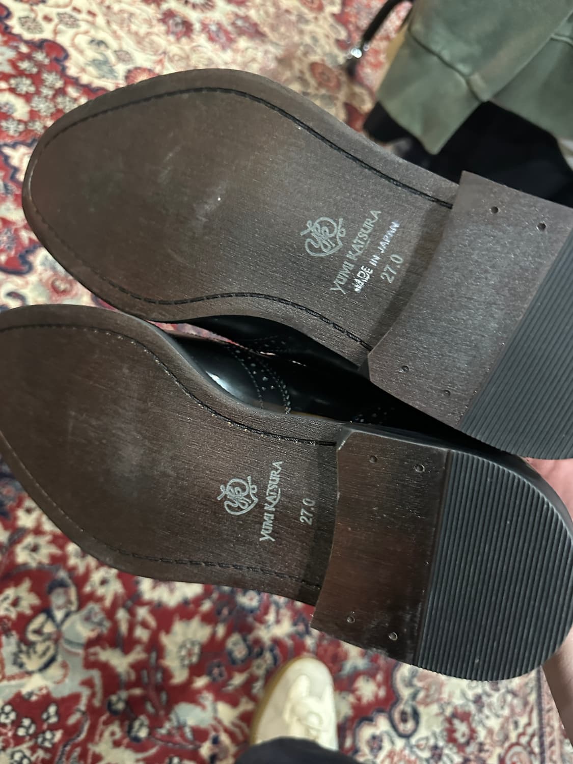 유미카츠라 윙팁 구두 270 상품이미지7