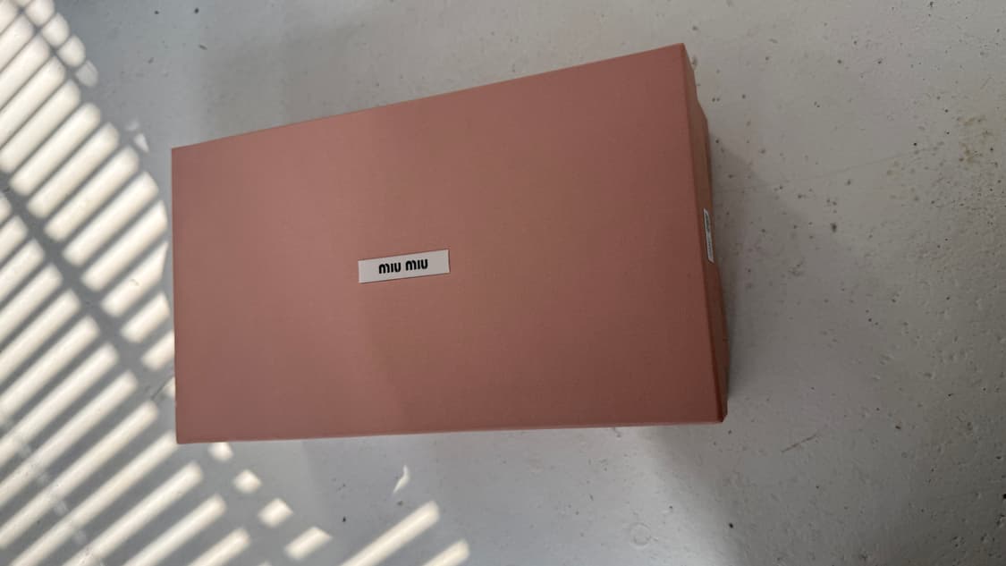 miu miu 레더 발레리나 블랙 EU37.5 상품이미지6