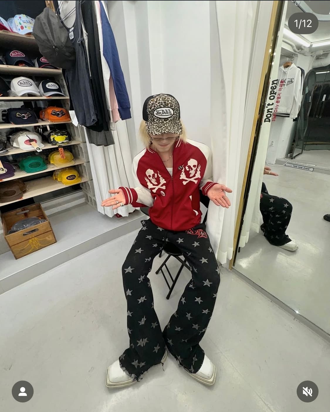 빈티지 스컬 스카쟌 상품이미지3