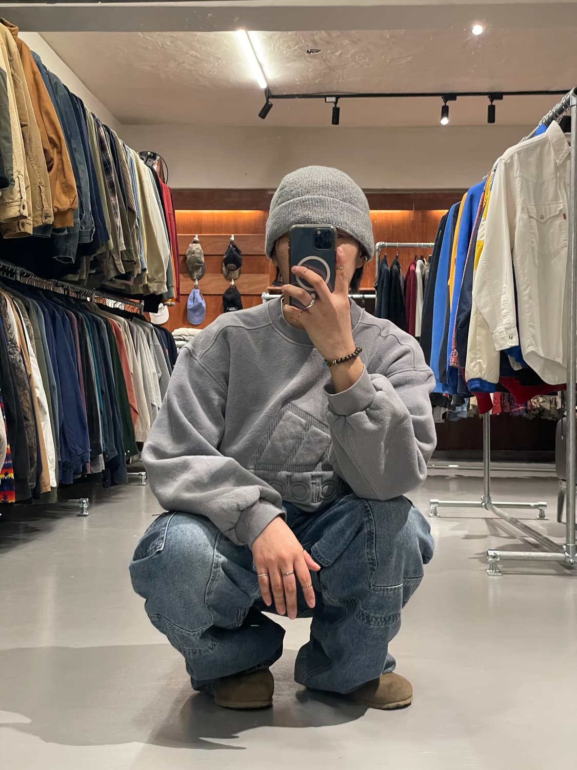 아디다스 올드스쿨 빅로고 맨투맨 티셔츠   상품이미지6