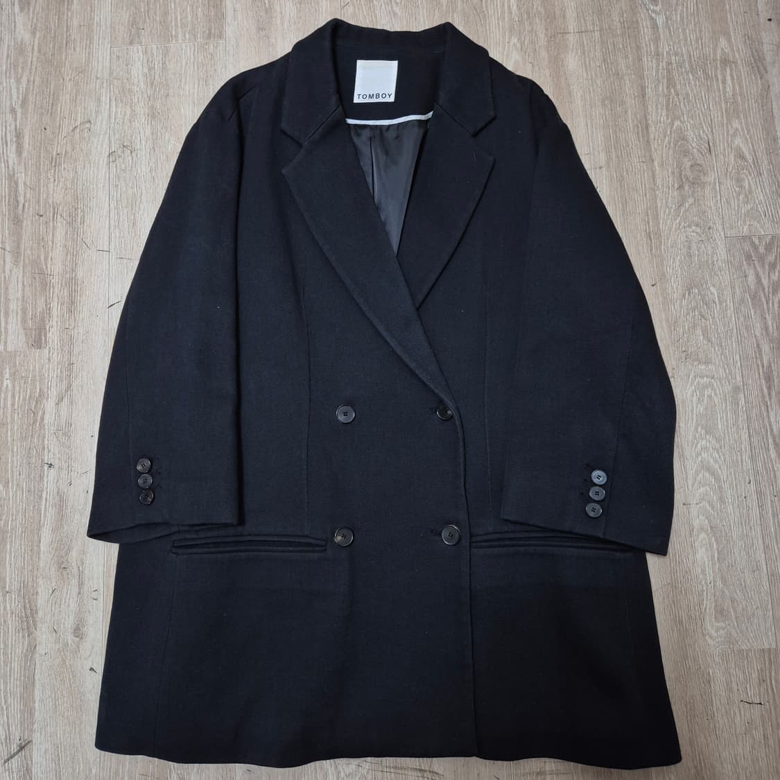 스튜디오 톰보이 여성 코튼 더블 브레스티드 숏코트 F(FREE) 상품이미지1