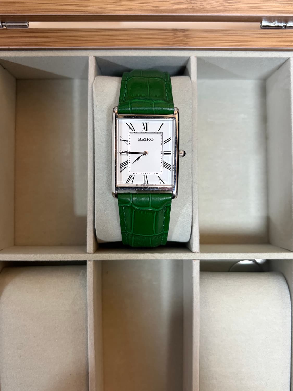 세르띠에 세이코 쿼츠 사각시계 SWR049 상품이미지1