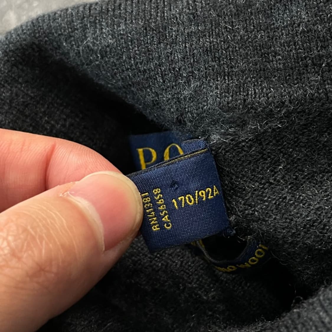 90 폴로 랄프로렌 카라 니트 상품이미지4