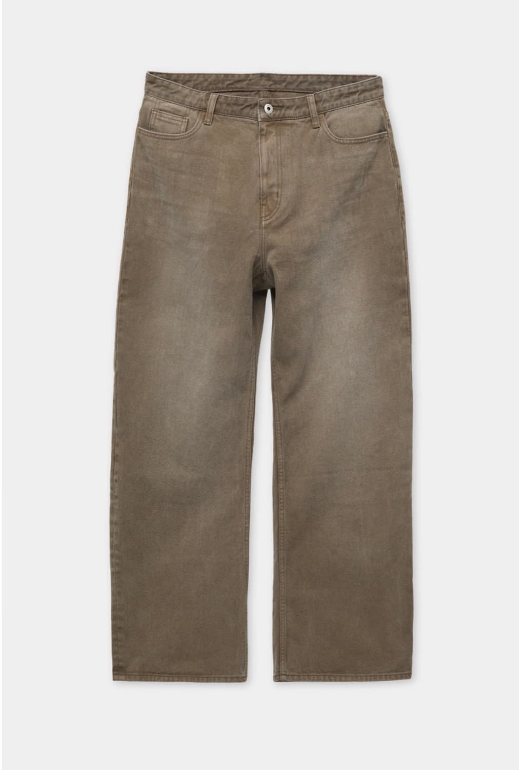 쿠어 coor 와이드레그 가먼트다잉 진스 토프 M 상품이미지5