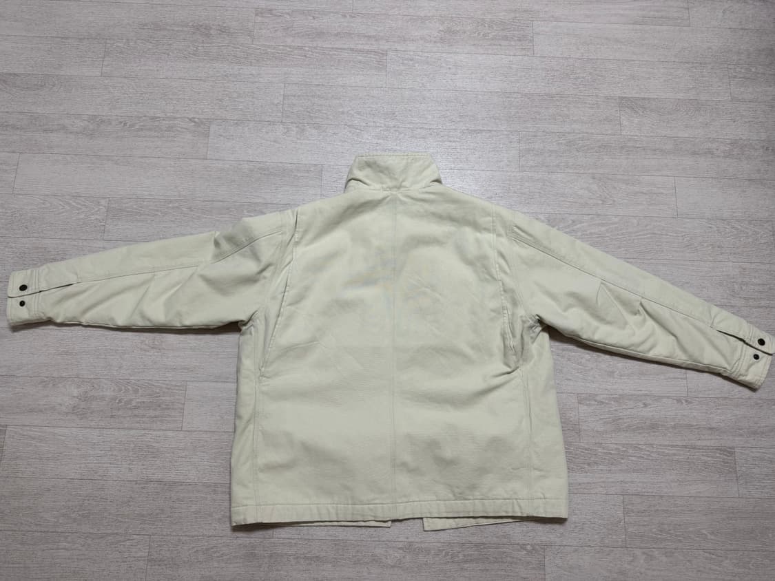 코닥 레시피 안감형 가먼트워싱 코튼 자켓 IVORY (M) 상품이미지2