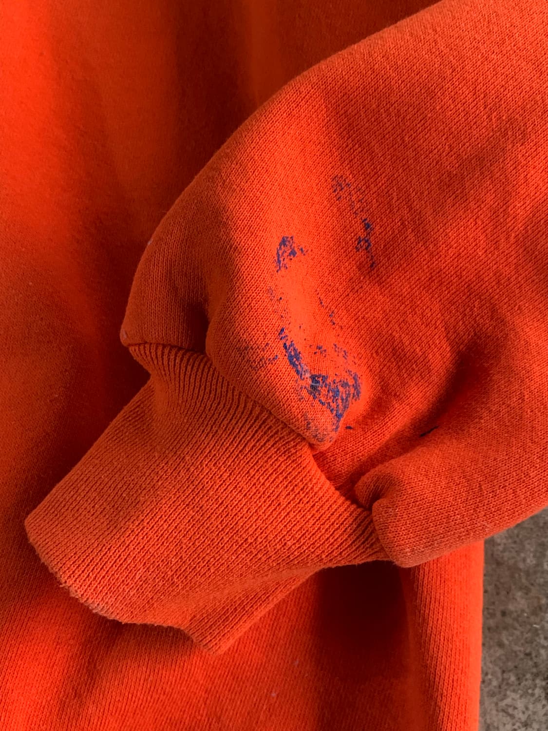90s 러셀 애슬레틱 튜블러 스웻셔츠 오렌지 상품이미지4