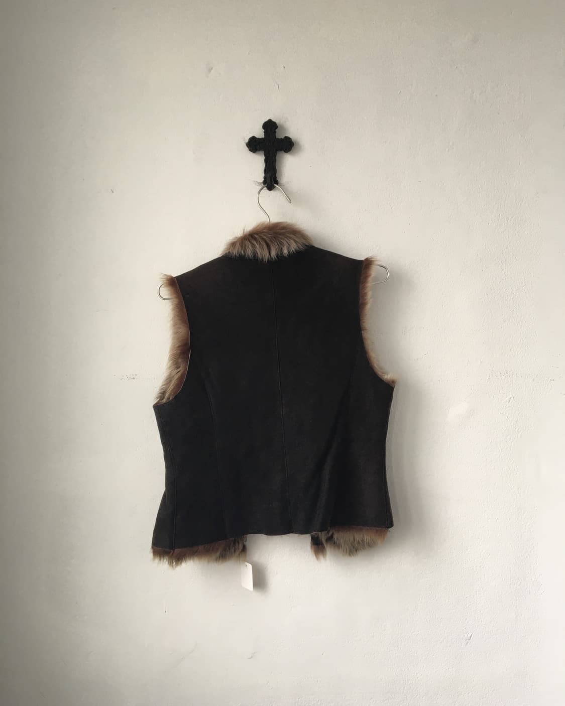 Fur mixed vest 상품이미지4