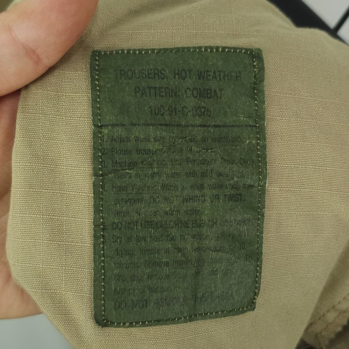 [US 미군] OG 밀리터리 핫웨더 BDU 카고 팬츠 M21385 상품이미지10