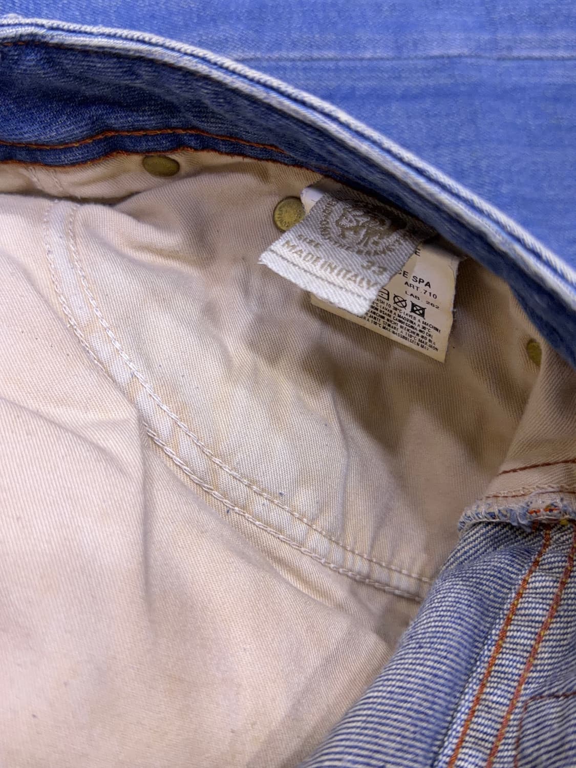 디젤 자탄 빈티지 라인 워싱 부츠컷 플레어핏 데님팬츠 33 상품이미지10