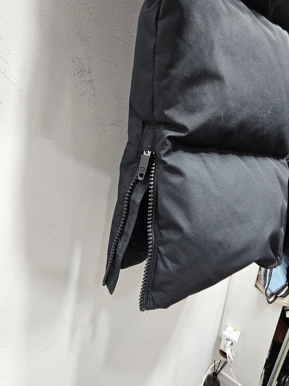 MLB 키즈 덕다운 롱패딩 블랙 7Y/120 상품이미지7