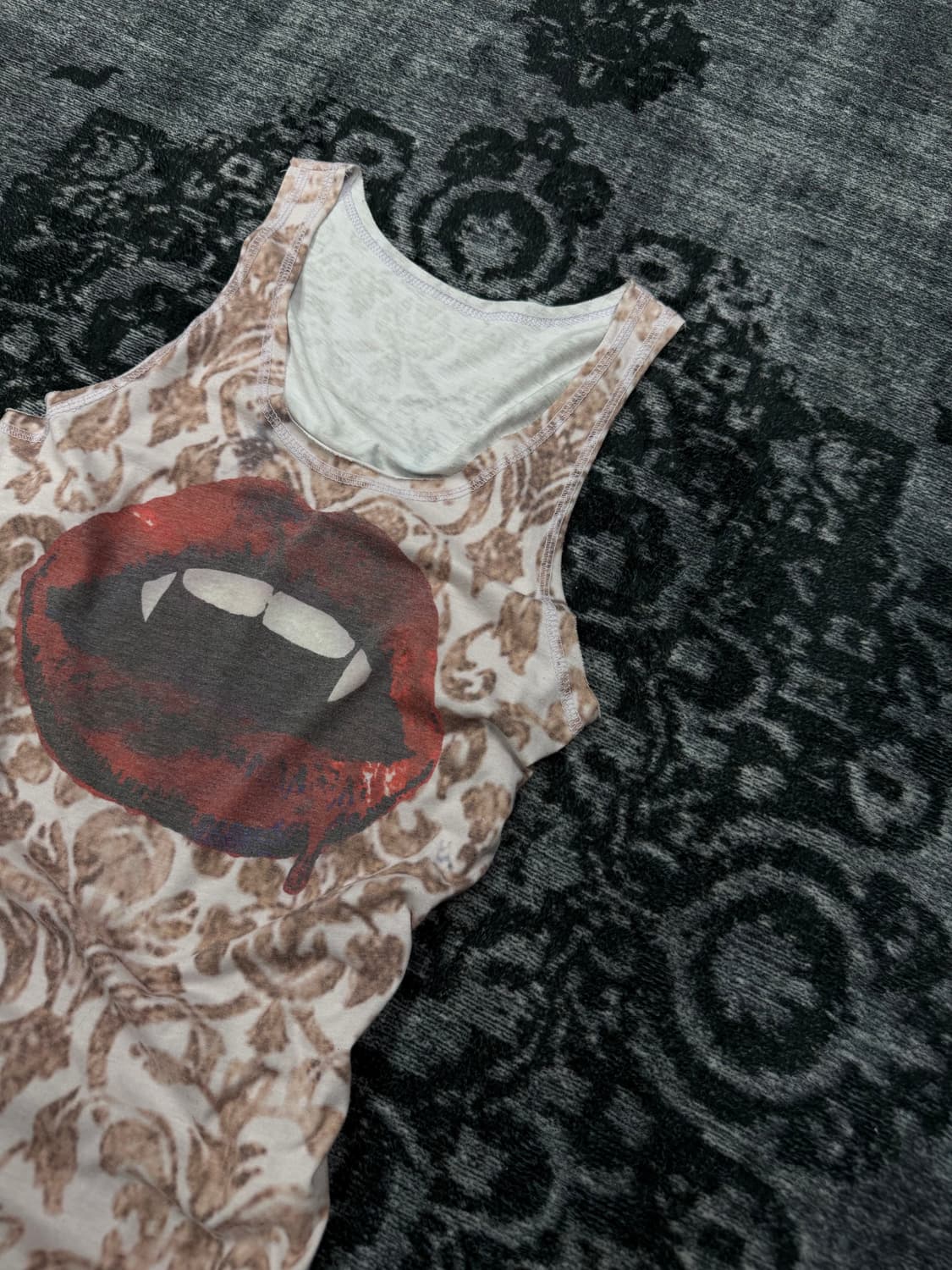 Vamps layered baroque lip sleeveless 상품이미지3