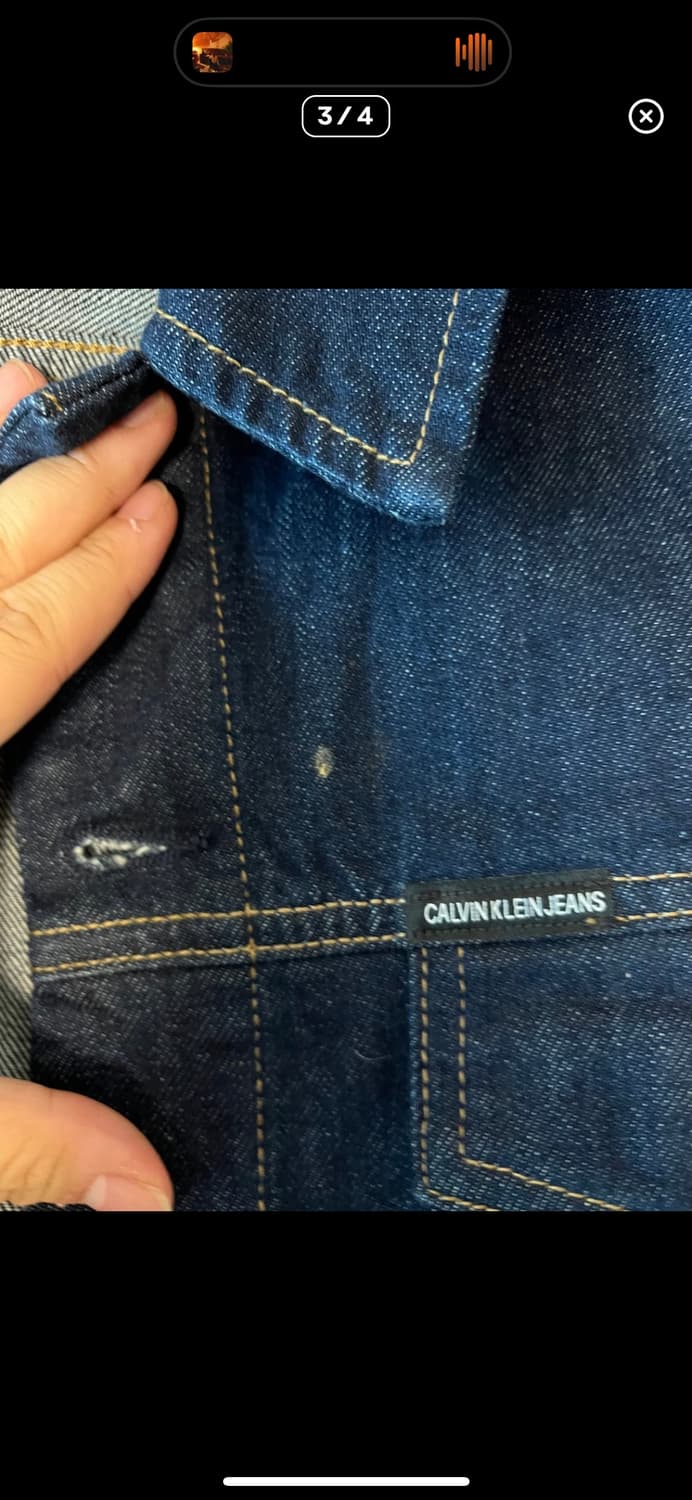 캘빈클라인 205w39nyc 앤디워홀 데님자켓 xl 라프시몬스 상품이미지4