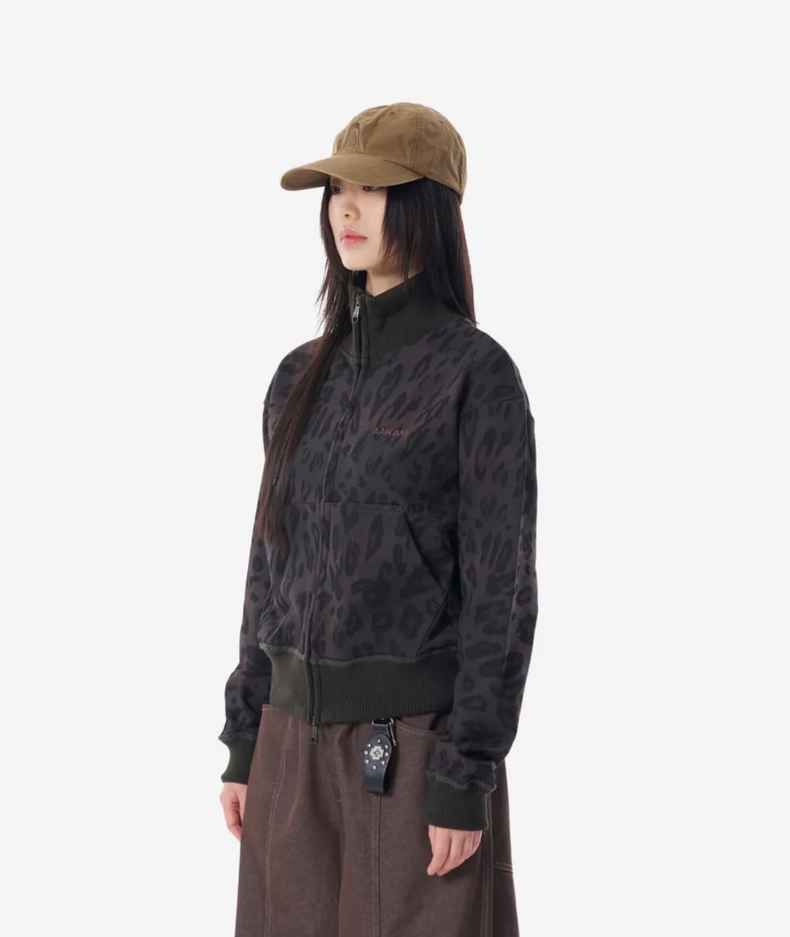 Leopard Logo Track Jacket (Black) 상품이미지1