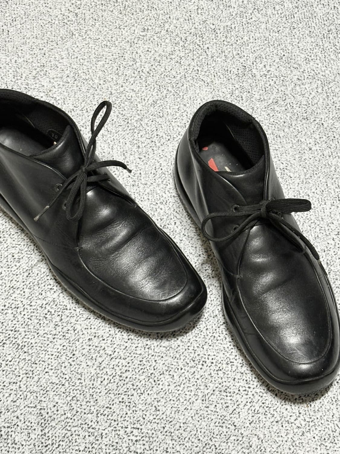 프라다 토블락 블랙 레더 슈즈 상품이미지2