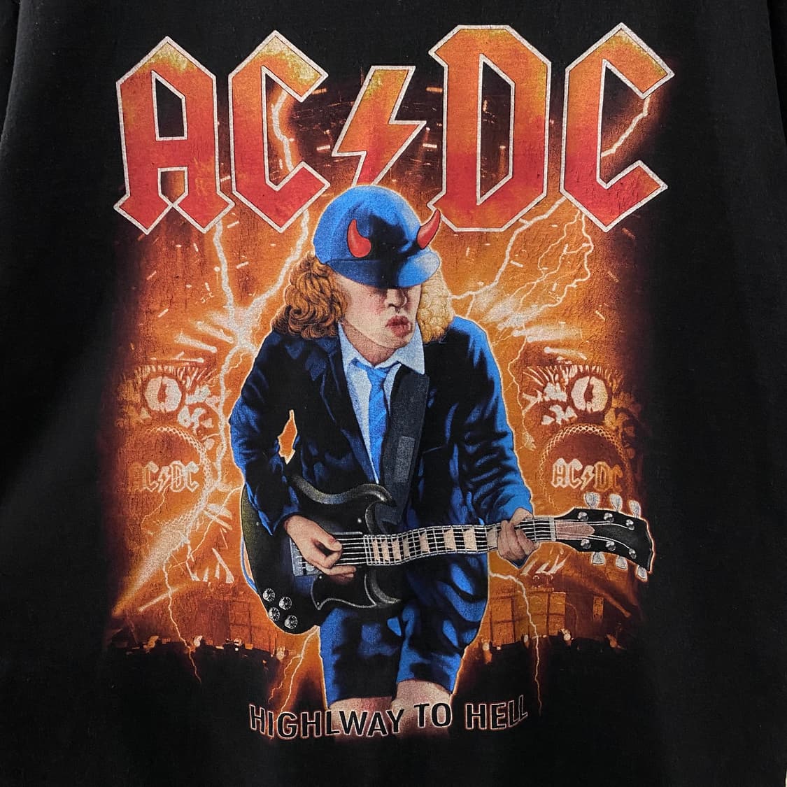 ACDC 밴드 락 반팔 티셔츠 상품이미지3
