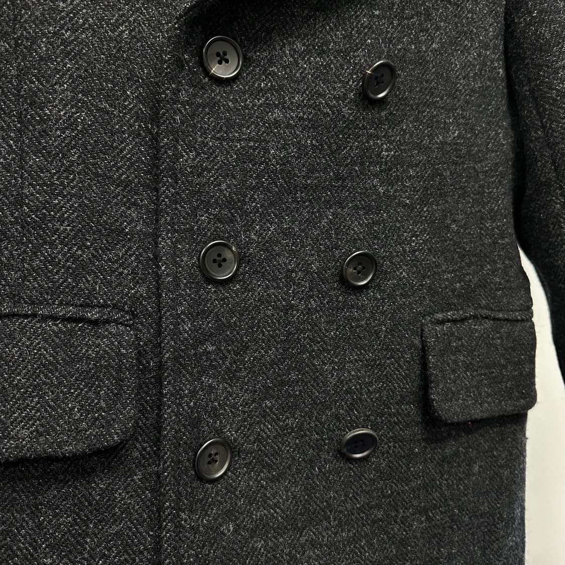 마가렛호웰 헤링본 울 더블 피코트 자켓 상품이미지6