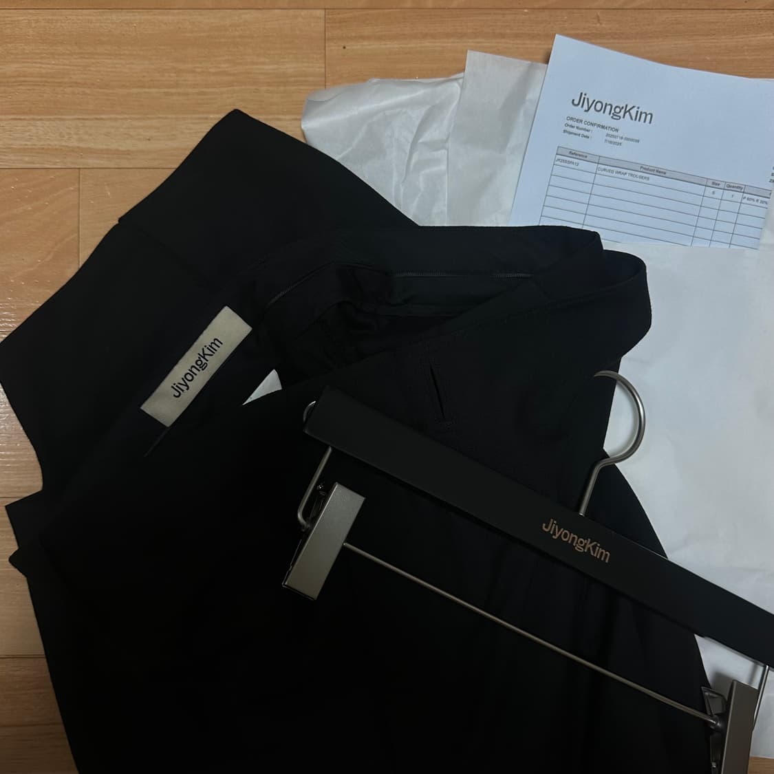 지용킴 Curved Wrap Trousers S사이즈 상품이미지3