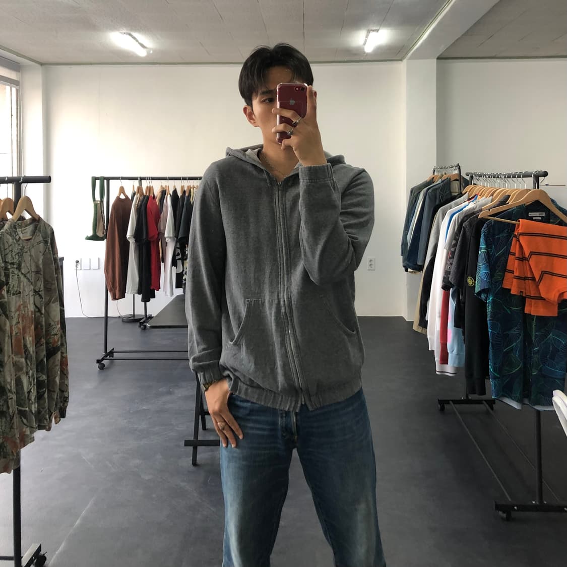 요지야마모토 후드집업 상품이미지4