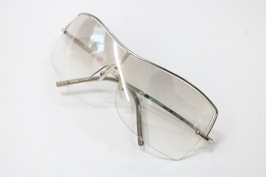 구찌 빈티지 실버 메탈 무테 고글 선글라스 상품이미지4