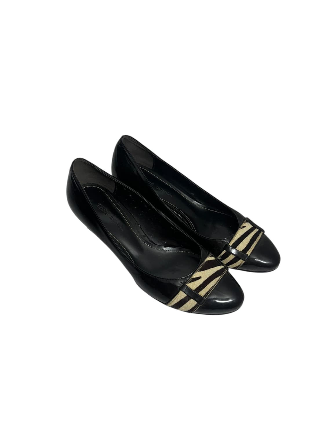 tess 블랙 레더 제브라 토 힐 240 상품이미지1