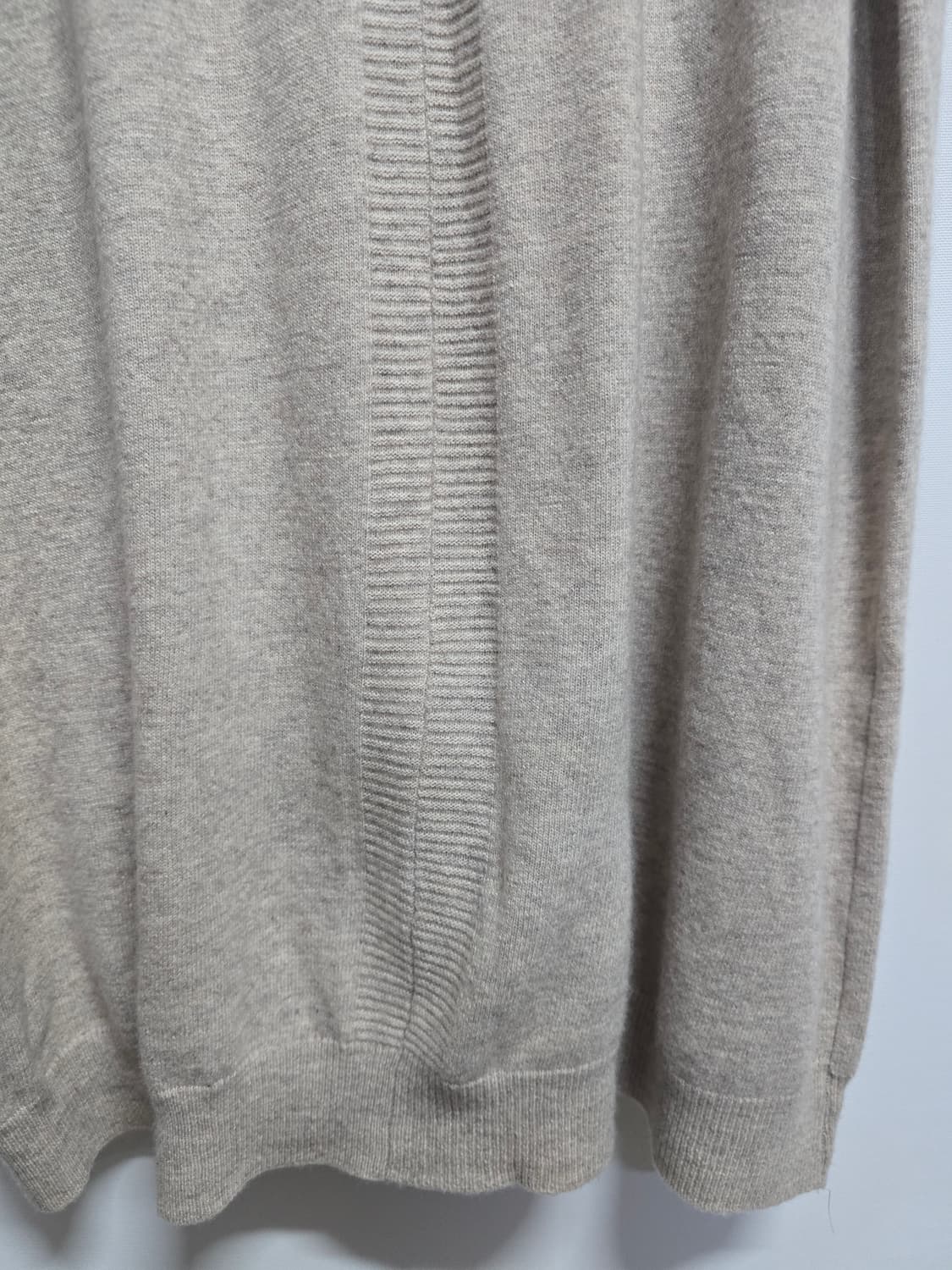 BLOOM 목폴라 반팔 니트 원피스 베이지 상품이미지7