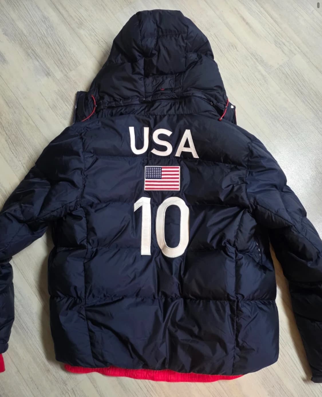 폴로 랄프로렌 팀 usa 한정판 빅포니 패딩 상품이미지2